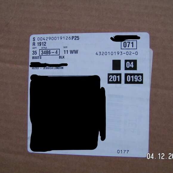 Jessica London Boots size 11ww - Picture 4 of 4